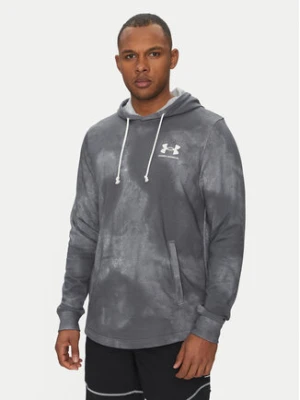 Under Armour Bluza Rival Terry Printed 1390138 Szary Relaxed Fit