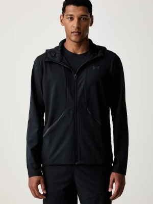 Under Armour bluza rozpinana z kapturem męska Unstoppable czarny