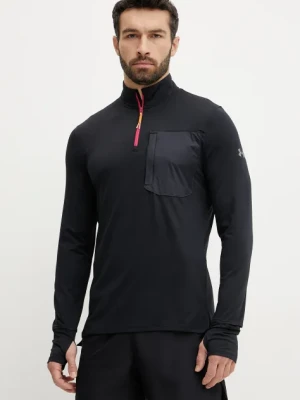 Under Armour bluza sportowa Launch Trail kolor czarny gładka 1383244