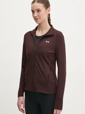 Under Armour bluza treningowa Motion EMEA kolor brązowy gładka 1388650