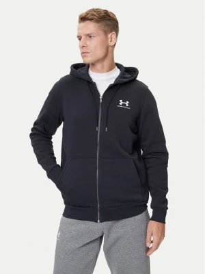 Under Armour Bluza UA Essential Fleece FZ Hood 1373881 Czarny Regular Fit