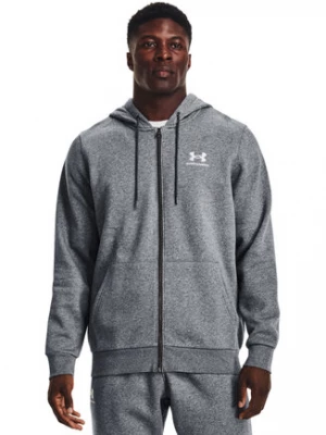 Under Armour Bluza UA Essential Fleece FZ Hood 1373881 Szary Regular Fit