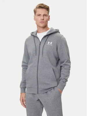Under Armour Bluza UA Essential Fleece FZ Hood 1373881 Szary Regular Fit