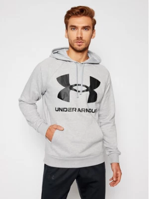 Under Armour Bluza Ua Rival 1357093 Szary Regular Fit