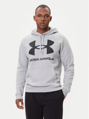 Under Armour Bluza Ua Rival 1357093 Szary Regular Fit