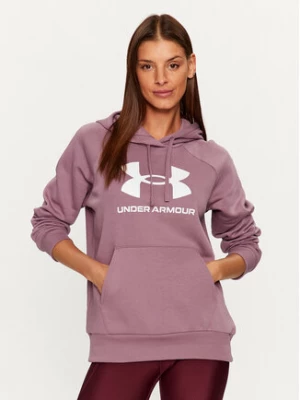 Under Armour Bluza Ua Rival Fleece Big Logo Hdy 1379501 Fioletowy Loose Fit