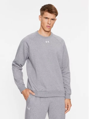 Under Armour Bluza Ua Rival Fleece Crew 1379755 Szary Loose Fit