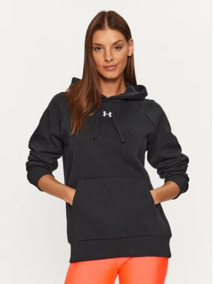 Under Armour Bluza Ua Rival Fleece Hoodie 1379500 Czarny Loose Fit