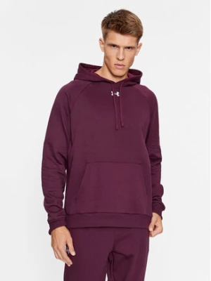 Under Armour Bluza Ua Rival Fleece Hoodie 1379757 Bordowy Loose Fit