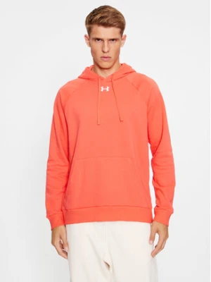 Under Armour Bluza Ua Rival Fleece Hoodie 1379757 Czerwony Loose Fit