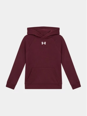 Under Armour Bluza Ua Rival Fleece Hoodie 1379792 Bordowy Loose Fit