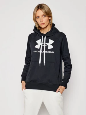 Under Armour Bluza Ua Rival Fleece Logo 1356318 Czarny Loose Fit