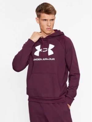 Under Armour Bluza Ua Rival Fleece Logo Hd 1379758 Bordowy Loose Fit