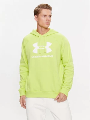 Under Armour Bluza Ua Rival Fleece Logo Hd 1379758 Żółty Loose Fit