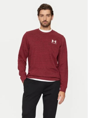 Under Armour Bluza Ua Rival Terry 1370404 Bordowy Relaxed Fit