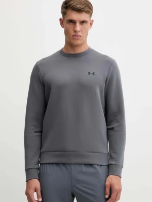 Under Armour bluza Unstoppable Fleece Crew męska kolor szary z nadrukiem 1389351