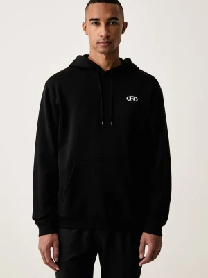 Under Armour bluza z kapturem męska z bawełną Rival czarny