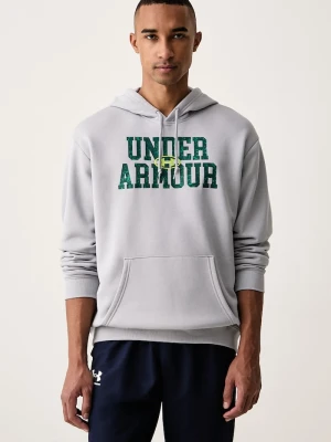 Under Armour bluza z kapturem męska z bawełną Rival niebieski