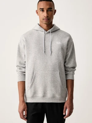 Under Armour bluza z kapturem męska z bawełną Rival szary