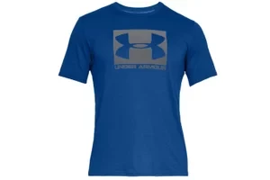 Under Armour Boxed Sportstyle SS Tee 1329581-400, Męskie, Niebieskie, t-shirty, bawełna, rozmiar: M