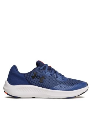 Under Armour Buty do biegania UA BGS Charged Pursuit 3 3024987-403 Granatowy