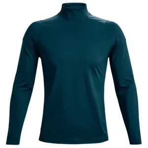 Under Armour ColdGear Rush Mock 1366059-413, Męskie, Zielone, longsleevy, poliester, rozmiar: L