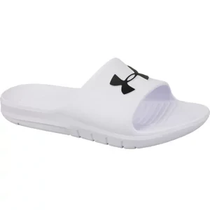 Under Armour Core PTH Slides 3021286-100, Męskie, Białe, klapki, syntetyk, rozmiar: 47,5