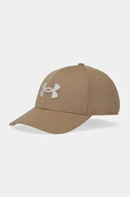 Under Armour czapka z daszkiem Blitzing kolor beżowy z aplikacją 1376701