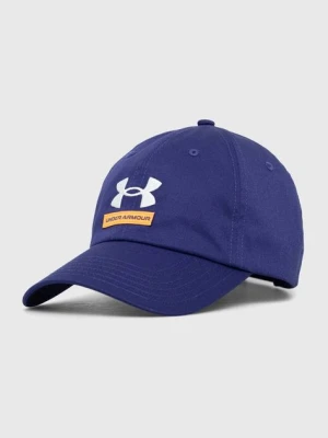 Under Armour czapka z daszkiem Branded kolor granatowy z aplikacją 1369783