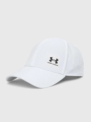 Under Armour czapka z daszkiem Iso Chill Armourvent kolor biały gładka