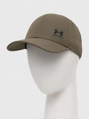 Under Armour czapka z daszkiem Iso Chill Armourvent kolor zielony gładka