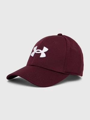 Under Armour czapka z daszkiem kolor bordowy z aplikacją 1376700