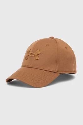 Under Armour czapka z daszkiem kolor brązowy z aplikacją 1376700