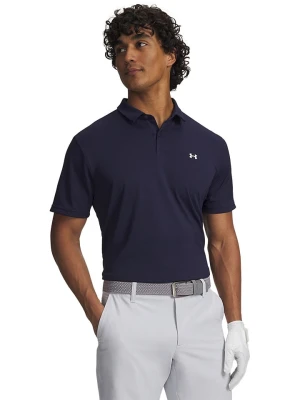 Under Armour Funkcyjna koszulka polo w kolorze granatowym rozmiar: M