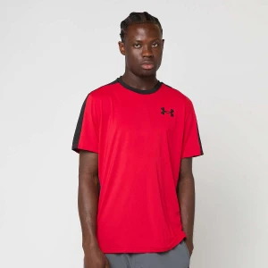 Under Armour Heatgear Wordmark Short Sleeve Tee mężczyźni T-Shirty i Polo czerwony rozmiar Odzież
