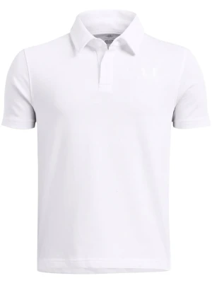 Under Armour Koszulka polo w kolorze białym rozmiar: 146-158