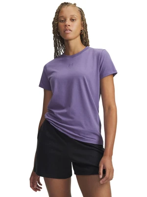 Under Armour Koszulka "Rival Core" w kolorze fioletowym rozmiar: L