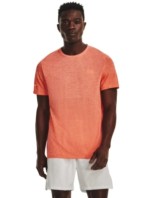 Under Armour Koszulka "Seamless Stride" w kolorze pomarańczowym do biegania rozmiar: L