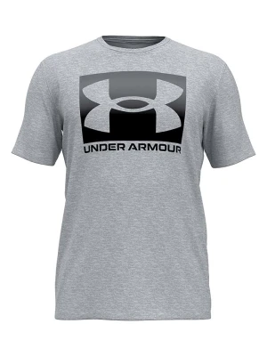 Under Armour Koszulka sportowa "Boxed" w kolorze szarym rozmiar: M