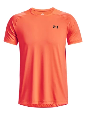 Under Armour Koszulka sportowa "Rush Emboss" w kolorze pomarańczowym rozmiar: S