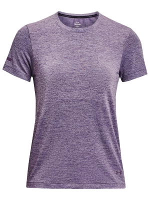 Under Armour Koszulka sportowa "Seamless Stride" w kolorze fioletowym rozmiar: XL