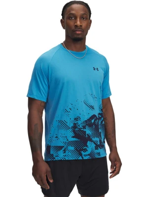 Under Armour Koszulka sportowa w kolorze błękitno-granatowym rozmiar: M