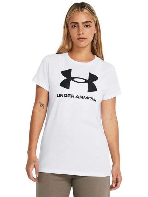 Under Armour Koszulka "Sportstyle" w kolorze białym rozmiar: S