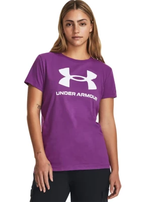 Under Armour Koszulka "Sportystyle" w kolorze fioletowym rozmiar: L