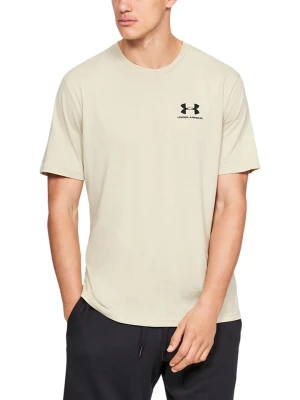 Under Armour Koszulka "Spotstyle" w kolorze beżowym rozmiar: XXL