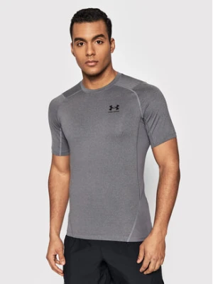 Under Armour Koszulka techniczna HeatGear® 1361518 Szary Slim Fit