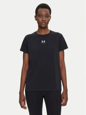 Under Armour Koszulka techniczna Rival Core 1383648 Czarny Regular Fit