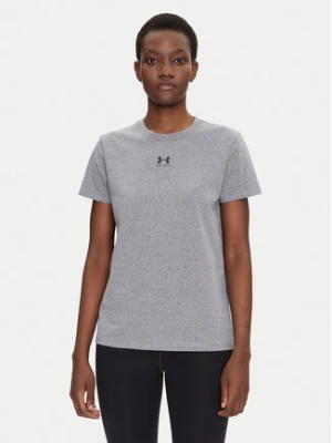 Under Armour Koszulka techniczna Rival Core 1383648 Szary Regular Fit