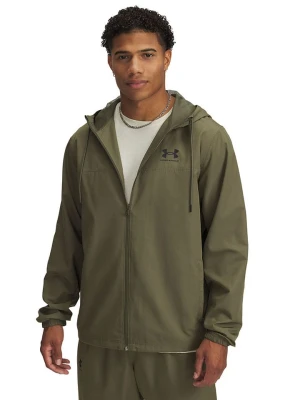 Under Armour Kurtka przeciwwiatrowa "Rival" w kolorze khaki rozmiar: L