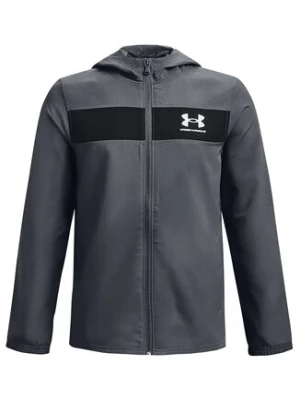 Under Armour Kurtka przejściowa UA SPORTSTYLE WINDBREAKER 1370183 Szary Regular Fit